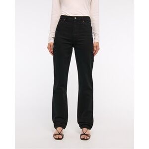Abercrombie & Fitch Women's High Rise Jeans - Black